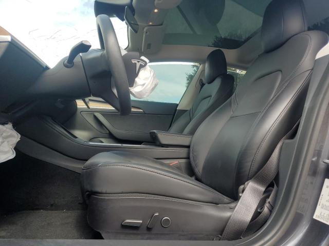 5YJ3E1EB6NF184271 - 2022 TESLA MODEL 3 Темно-сірий фото 7