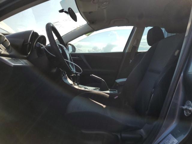 JM1BL1UP1D1784623 - 2013 MAZDA 3 I GRAY photo 7
