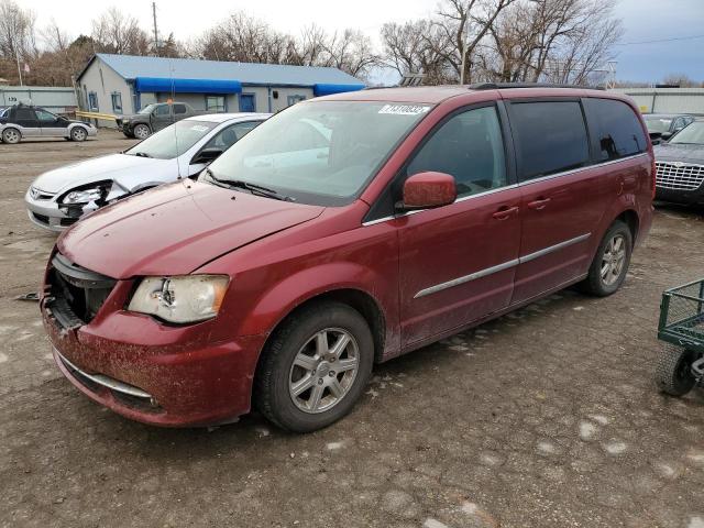2C4RC1BG2DR583603 - 2013 CHRYSLER TOWN & COU TOURING წითელი ფოტო 1