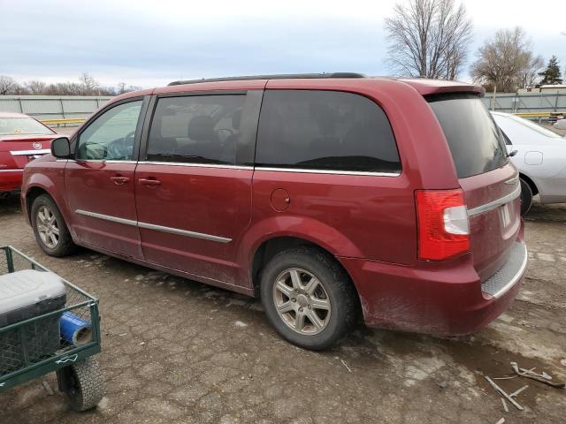 2C4RC1BG2DR583603 - 2013 CHRYSLER TOWN & COU TOURING წითელი ფოტო 2