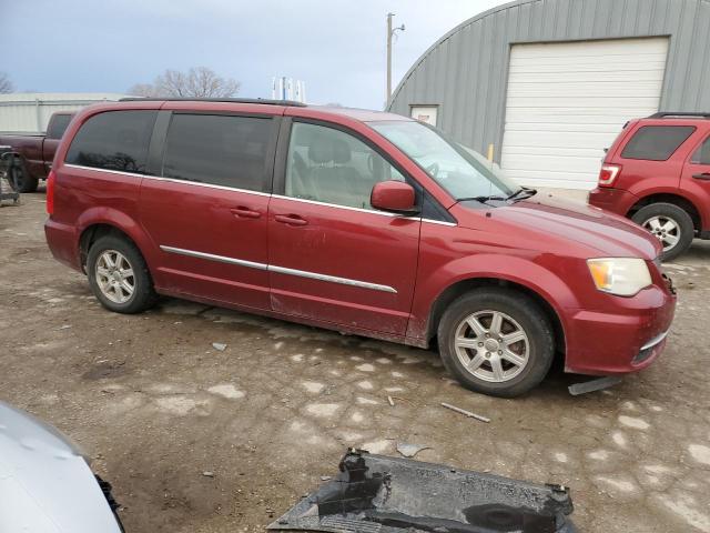 2C4RC1BG2DR583603 - 2013 CHRYSLER TOWN & COU TOURING წითელი ფოტო 4