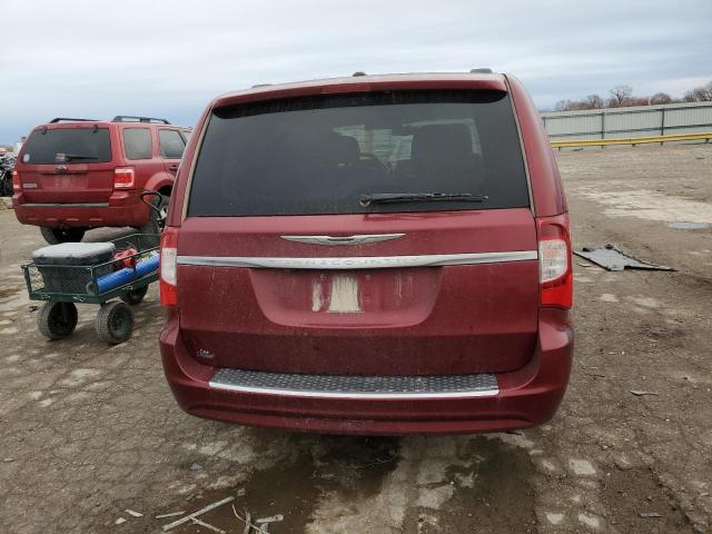 2C4RC1BG2DR583603 - 2013 CHRYSLER TOWN & COU TOURING წითელი ფოტო 6