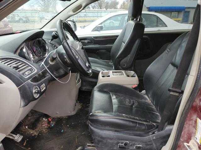 2C4RC1BG2DR583603 - 2013 CHRYSLER TOWN & COU TOURING წითელი ფოტო 7