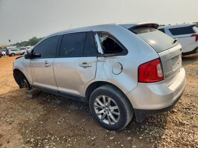 2FMDK3JC5EBA70441 - 2014 FORD EDGE SEL SILVER photo 2