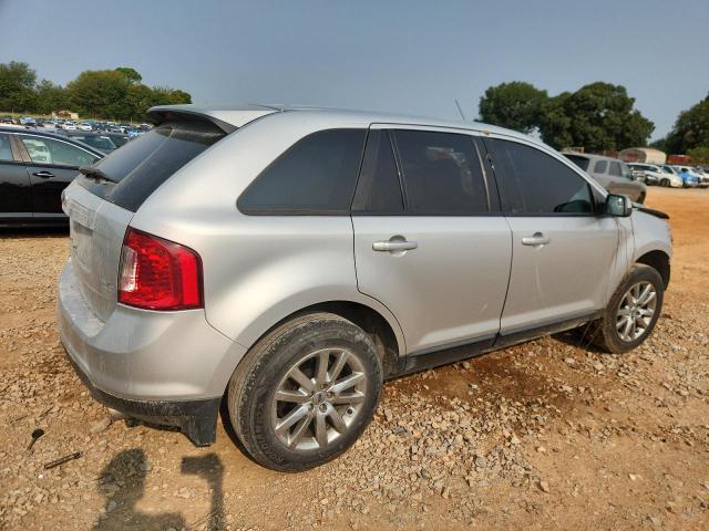 2FMDK3JC5EBA70441 - 2014 FORD EDGE SEL SILVER photo 3