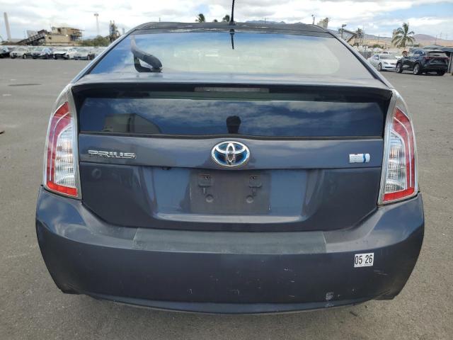 JTDKN3DU8D1644953 - 2013 TOYOTA PRIUS CHARCOAL photo 6