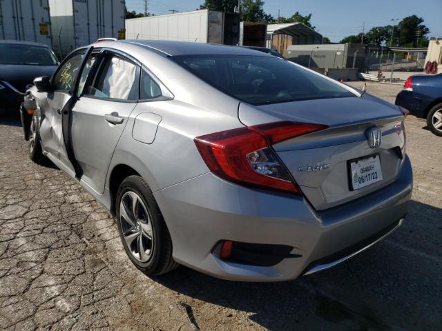 2HGFC2F63KH548440 - 2019 HONDA CIVIC LX GRAY photo 3