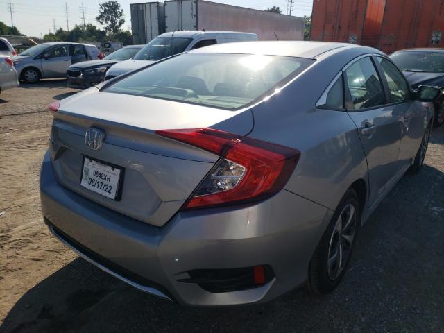 2HGFC2F63KH548440 - 2019 HONDA CIVIC LX GRAY photo 4