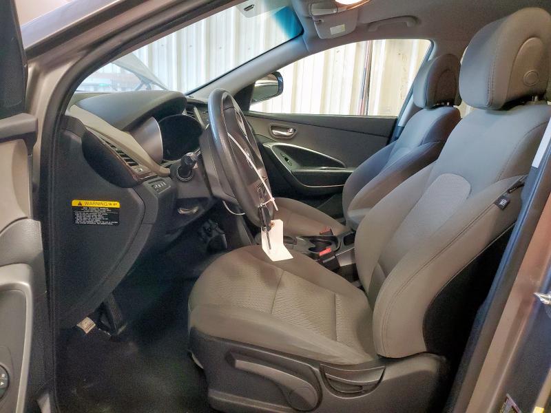 5NMZT3LB0JH081208 - 2018 HYUNDAI SANTA FE S GRAY photo 7