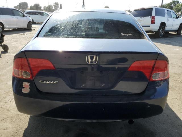 1HGFA16866L101174 - 2006 HONDA CIVIC EX BLUE photo 6