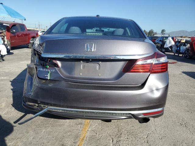 1HGCR2F75GA020057 - 2016 HONDA ACCORD EX GRAY photo 6