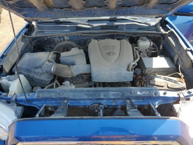 5TFSZ5AN5GX006254 - 2016 TOYOTA TACOMA ACCESS CAB BLUE photo 11
