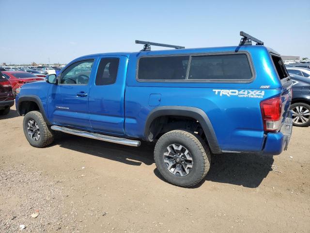 5TFSZ5AN5GX006254 - 2016 TOYOTA TACOMA ACCESS CAB BLUE photo 2