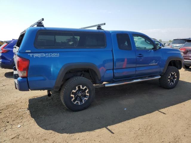 5TFSZ5AN5GX006254 - 2016 TOYOTA TACOMA ACCESS CAB BLUE photo 3