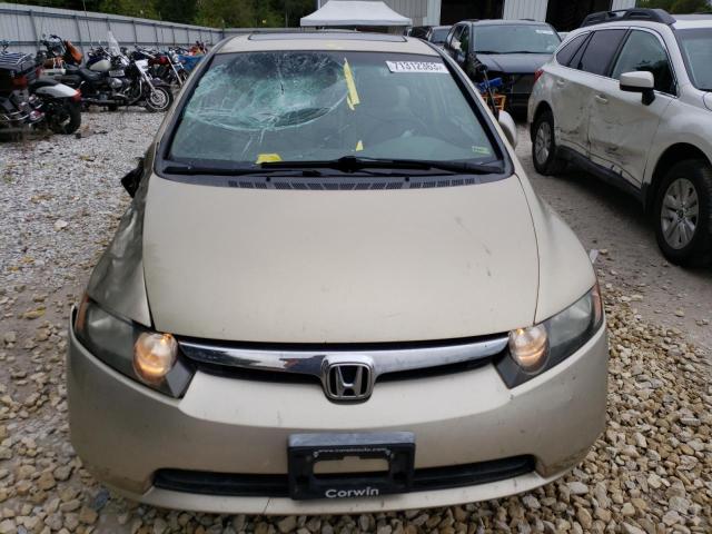 1HGFA16828L013824 - 2008 HONDA CIVIC EX GOLD photo 5