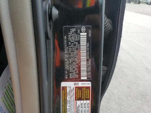 4T1BK46K69U583890 - 2009 TOYOTA CAMRY SE Qara foto 12