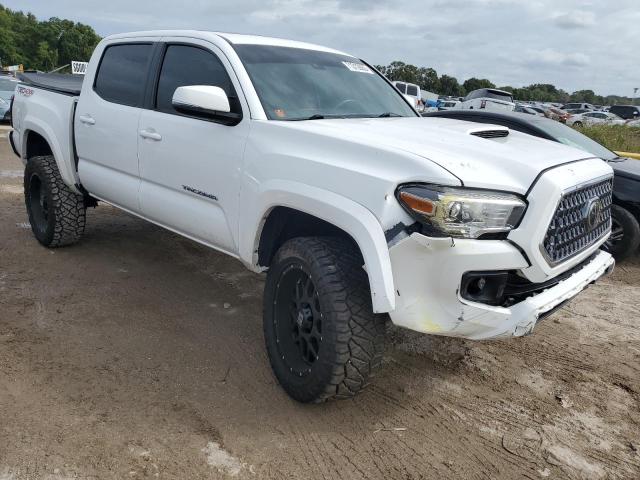 3TMCZ5AN6KM230619 - 2019 TOYOTA TACOMA DOUBLE CAB WHITE photo 4