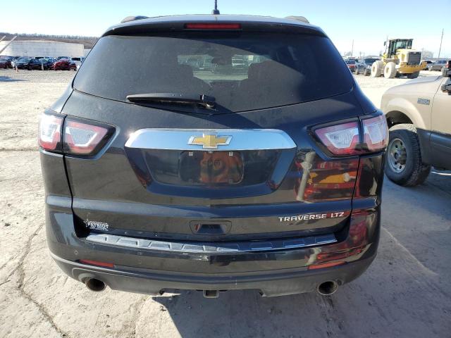 1GNKRJKD9EJ166921 - 2014 CHEVROLET TRAVERSE LTZ BLACK photo 6