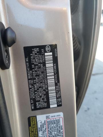 4T1BE46K07U563705 - 2007 TOYOTA CAMRY CE 米色 照片 12