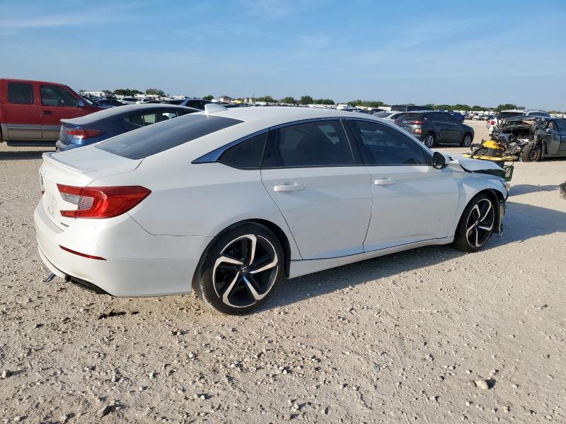 1HGCV1F37KA093362 - 2019 HONDA ACCORD SPORT თეთრი ფოტო 3
