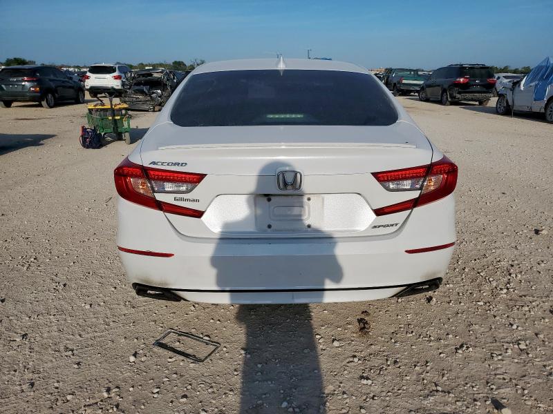 1HGCV1F37KA093362 - 2019 HONDA ACCORD SPORT თეთრი ფოტო 6