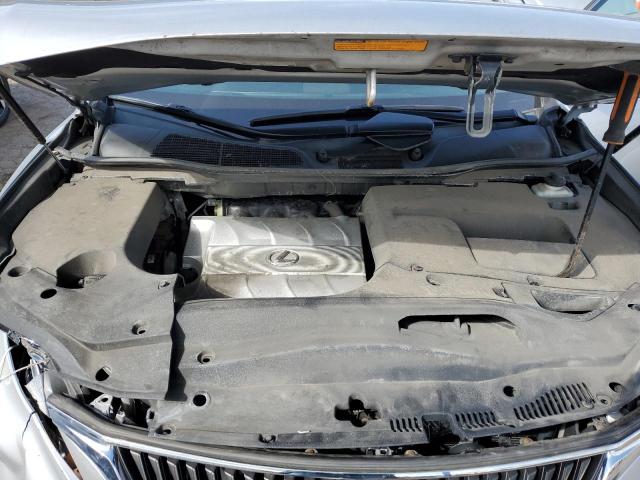 2T2BK1BA2AC043157 - 2010 LEXUS RX 350 SILVER photo 11