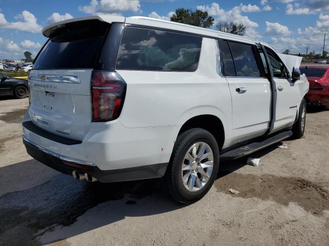 1GNSCFKD6NR159652 - 2022 CHEVROLET SUBURBAN C1500 PREMIER WHITE photo 3