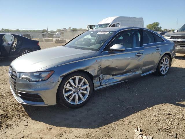 WAUHGAFC3DN012946 - 2013 AUDI A6 PRESTIGE SILVER photo 1