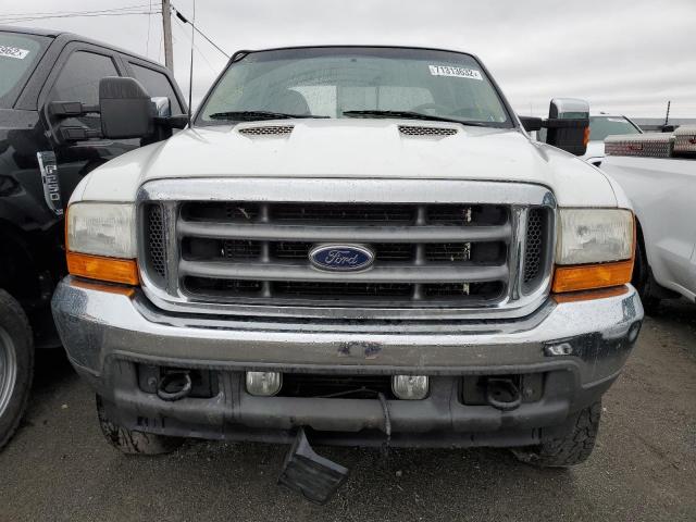 1FTSW31F51ED13187 - 2001 FORD F350 SRW SUPER DUTY WHITE photo 5