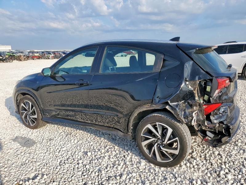 3CZRU5H14KG714535 - 2019 HONDA HR-V SPORT BLACK photo 2