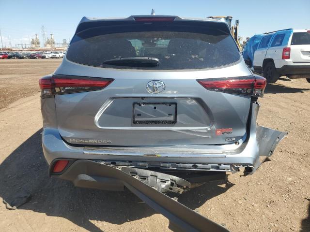5TDHZRAH3NS116234 - 2022 TOYOTA HIGHLANDER XLE GRAY photo 6