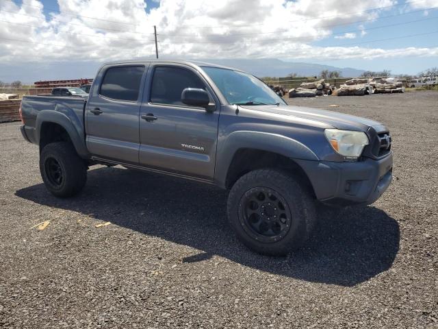 5TFJX4GN2FX040475 - 2015 TOYOTA TACOMA DOUBLE CAB PRERUNNER GRAY photo 4