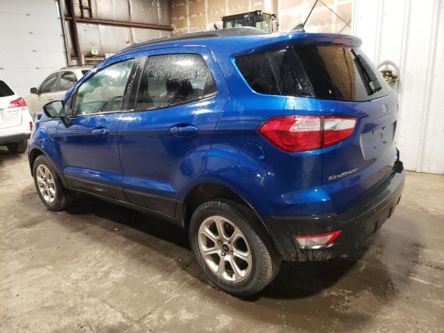 MAJ6S3GL5KC298834 - 2019 FORD ECOSPORT SE BLUE photo 2