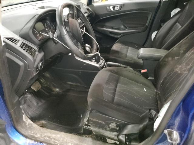 MAJ6S3GL5KC298834 - 2019 FORD ECOSPORT SE BLUE photo 7
