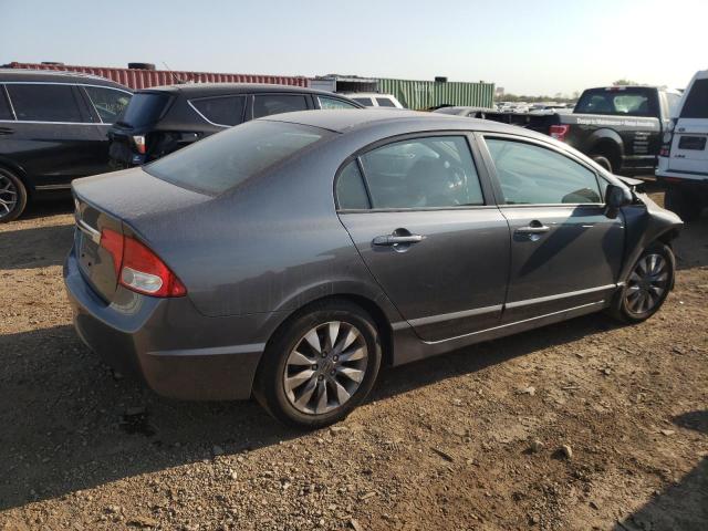 19XFA1F91AE029938 - 2010 HONDA CIVIC EXL ნაცრისფერი ფოტო 3