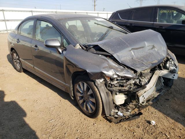 19XFA1F91AE029938 - 2010 HONDA CIVIC EXL ნაცრისფერი ფოტო 4