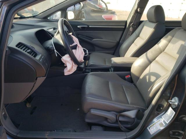 19XFA1F91AE029938 - 2010 HONDA CIVIC EXL ნაცრისფერი ფოტო 7