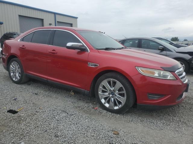 1FAHP2FW3AG143125 - 2010 FORD TAURUS LIMITED RED photo 4