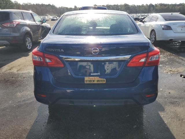 3N1AB7AP7HY277526 - 2017 NISSAN SENTRA S BLUE photo 6