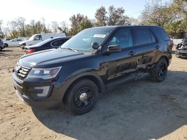 1FM5K8AR3JGC19597 - 2018 FORD EXPLORER POLICE INTERCEPTOR BLACK photo 1