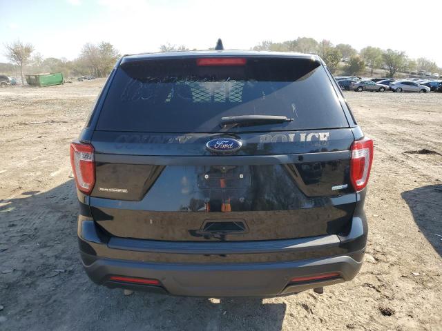 1FM5K8AR3JGC19597 - 2018 FORD EXPLORER POLICE INTERCEPTOR BLACK photo 6