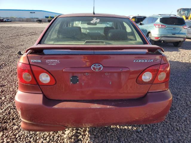 1NXBR32E16Z694994 - 2006 TOYOTA COROLLA CE RED photo 6