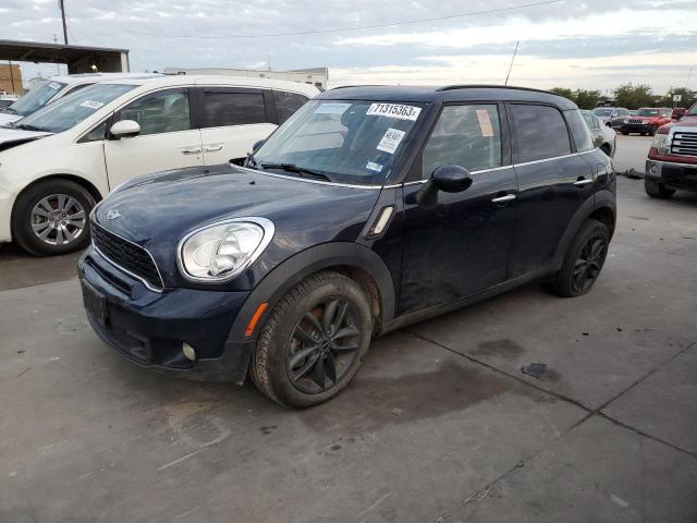 WMWZC3C55DWP21762 - 2013 MINI COOPER S COUNTRYMAN BLUE photo 1