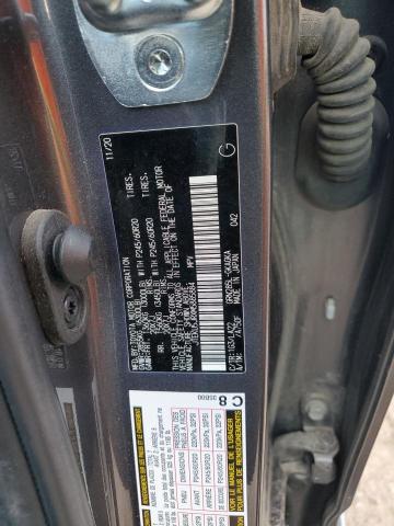 JTEKU5JRXM5885884 - 2021 TOYOTA 4RUNNER TRAIL GRAY photo 13