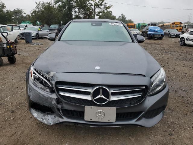 55SWF4KB2HU201103 - 2017 MERCEDES-BENZ C 300 4MATIC GRAY photo 5