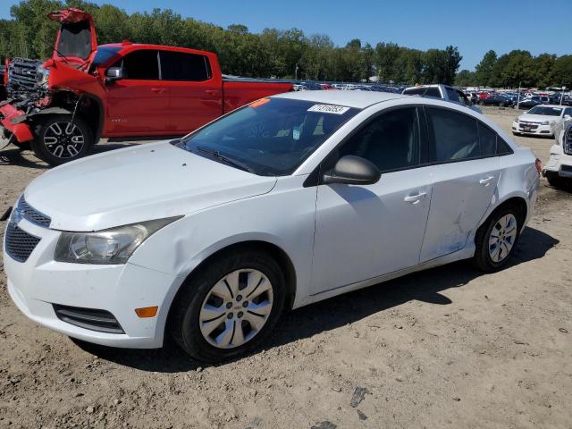 1G1PA5SH2D7278058 - 2013 CHEVROLET CRUZE LS WHITE photo 1