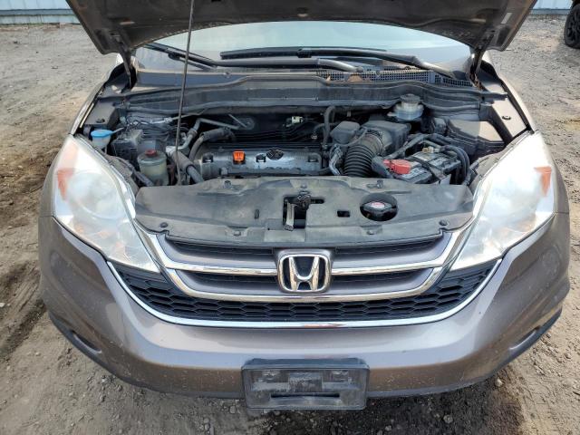 5J6RE4H73AL033991 - 2010 HONDA CR-V EXL GRAY photo 12