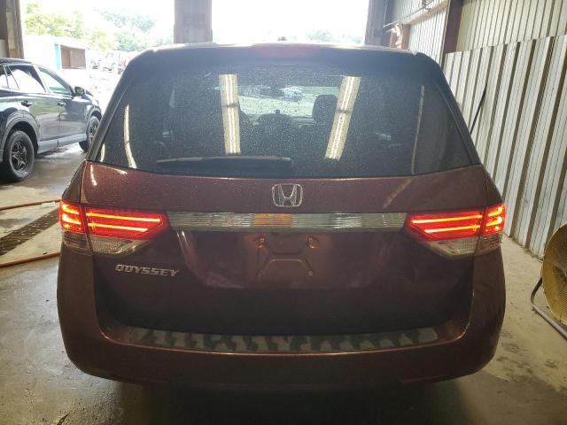 5FNRL5H68GB104719 - 2016 HONDA ODYSSEY EXL MAROON photo 6