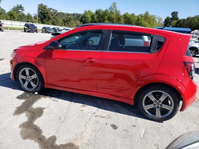 1G1JG6SB8E4105976 - 2014 CHEVROLET SONIC RS RED photo 2