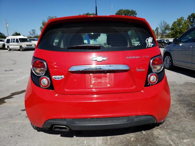 1G1JG6SB8E4105976 - 2014 CHEVROLET SONIC RS RED photo 6